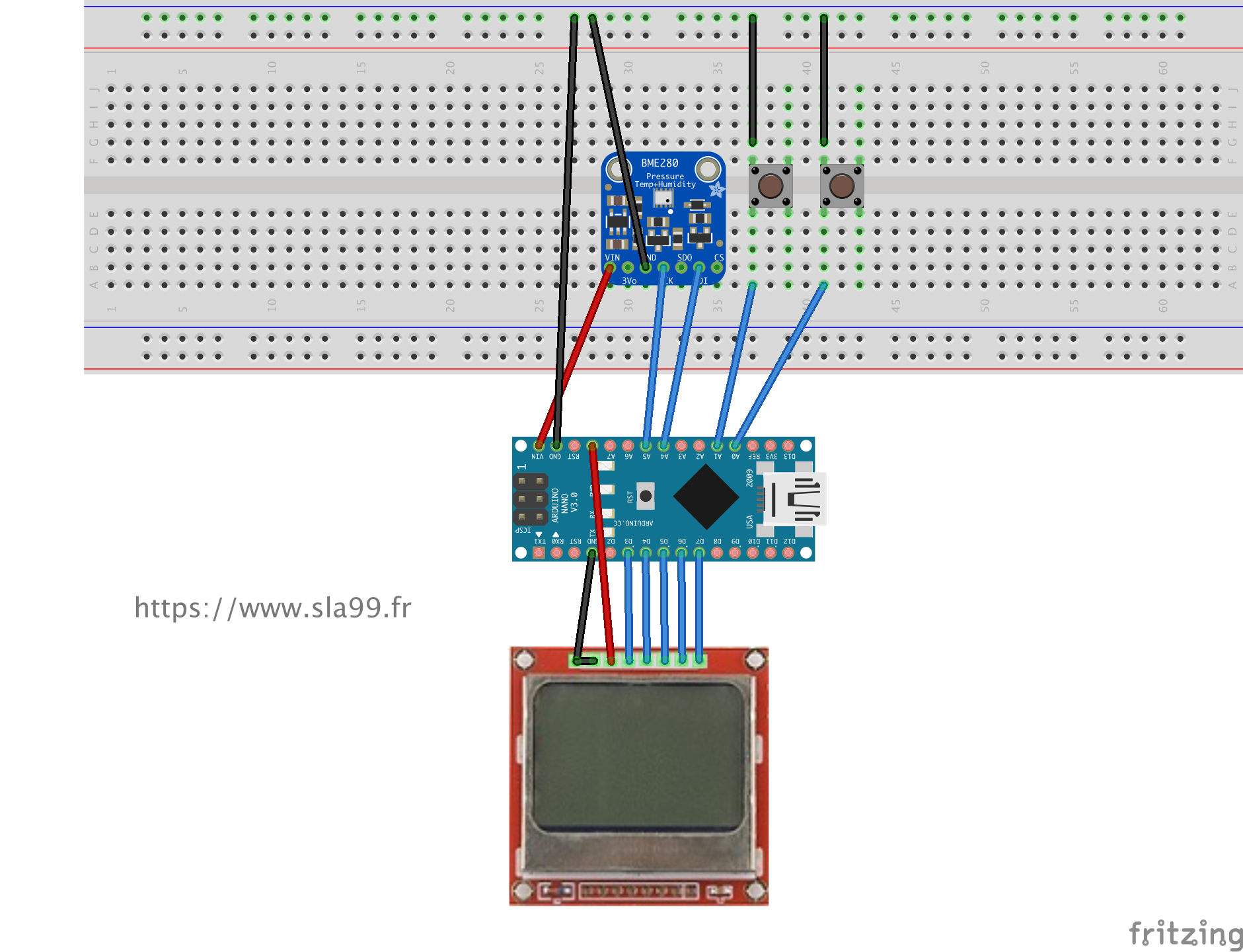 Mini Station Météo Arduino Sla99 9884